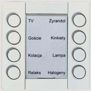 Sterowanie oświetleniem KNX Zobacz Sterowanie oświetleniem - sceny